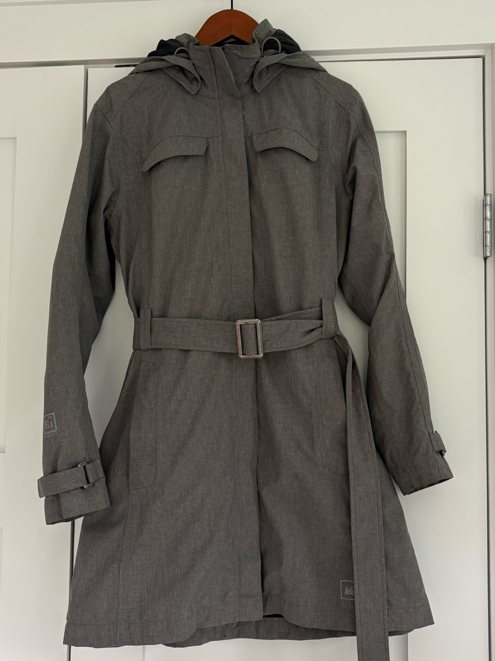 REI Women’s Waterproof Belted Rain Trench Coat / Jacket - Size XS